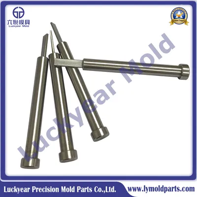 Steel Body Tungsten Carbide Brazing Bottom Punch for Die Moulds, Steel Punches Die Making